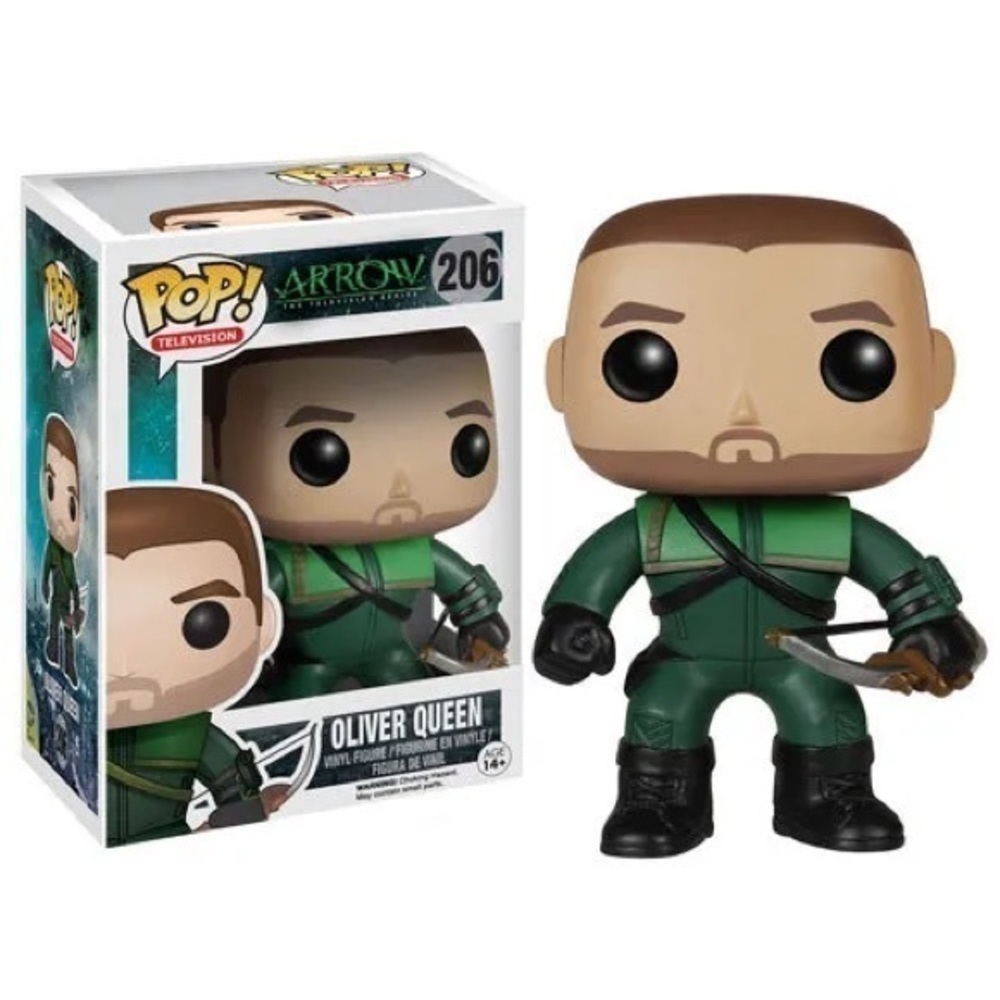 FUNKO POP TV DC ARROW TV SERIES OLIVER QUEEN #206 Vinyl Figure